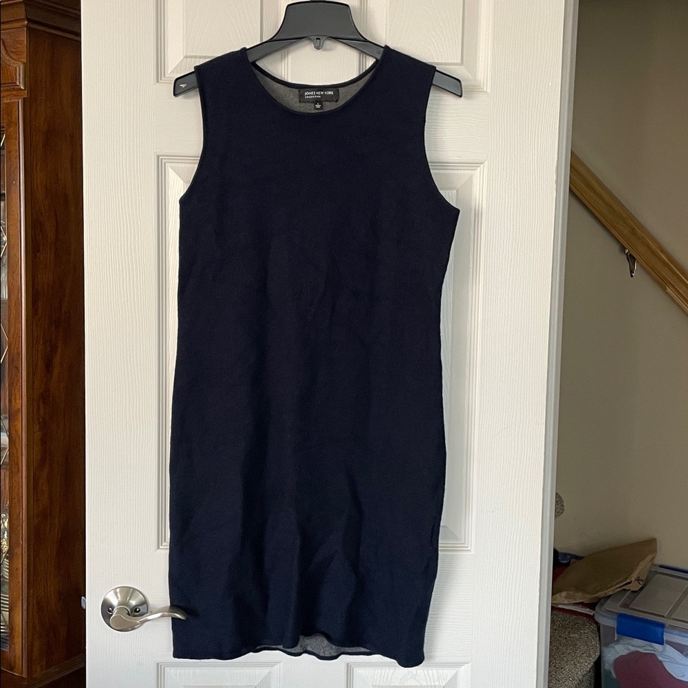 Jones New York Navy Sweater Dress size large